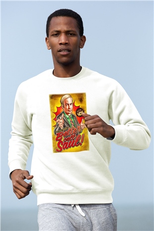 Better Call Saul Beyaz Unisex Sweatshirt