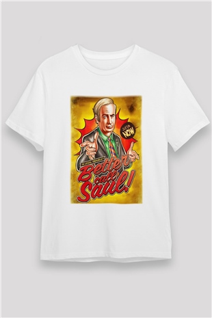Better Call Saul Beyaz Unisex Tişört T-Shirt