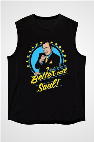 Better Call Saul Siyah Unisex Kolsuz Tişört
