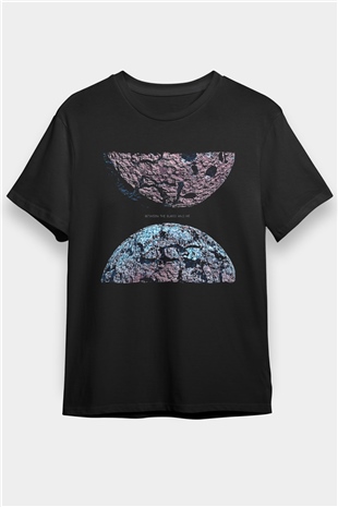Between The Buried And Me Baskılı Unisex Siyah Tişört - Tshirt