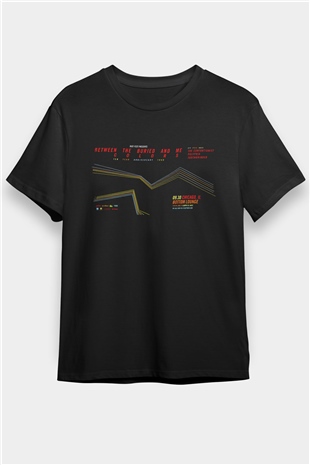 Between The Buried And Me Baskılı Unisex Siyah Tişört - Tshirt