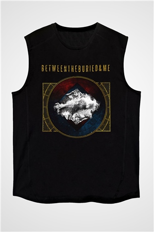 Between The Buried And Me Baskılı Unisex Siyah Kolsuz Tişört - Tshirt