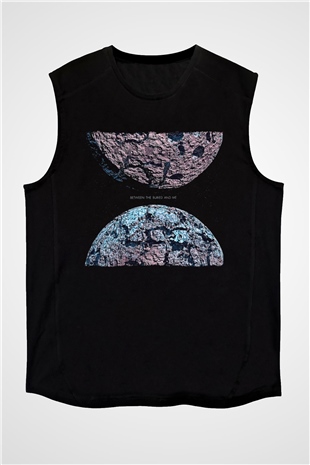 Between The Buried And Me Baskılı Unisex Siyah Kolsuz Tişört - Tshirt