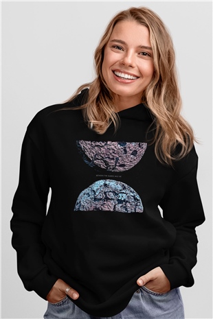 Between The Buried And Me Baskılı Unisex Siyah Kapüşonlu Sweatshirt