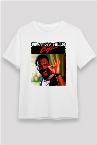 Beverly Hills Cop Beyaz Unisex Tişört