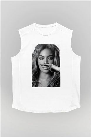 Beyonce Beyaz Unisex Kolsuz Tişört