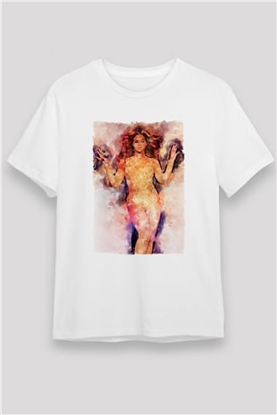 Beyonce Beyaz Unisex Tişört T-Shirt - TişörtFabrikası