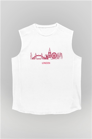 Big Ben Beyaz Unisex Kolsuz Tişört