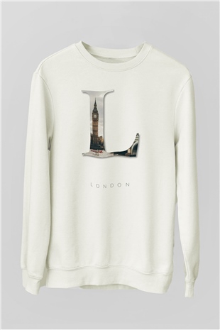 Big Ben Beyaz Unisex Sweatshirt