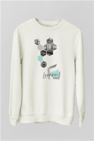 Big Ben Beyaz Unisex Sweatshirt