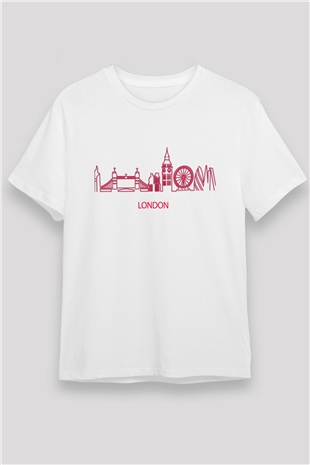Big Ben Beyaz Unisex Tişört T-Shirt - TişörtFabrikası