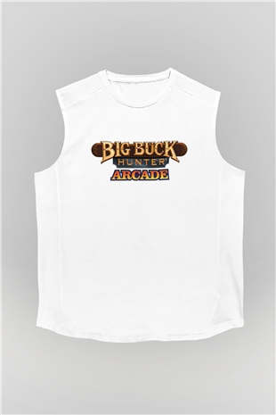 Big Buck Hunter Beyaz Unisex Kolsuz Tişört