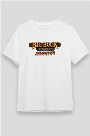 Big Buck Hunter Beyaz Unisex Tişört T-Shirt