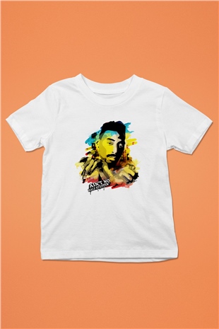 Big Daddy Kane Baskılı Beyaz Unisex Çocuk Tişört