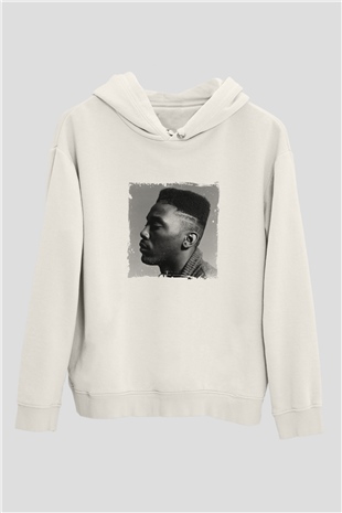 Big Daddy Kane Baskılı Unisex Beyaz Hoodie