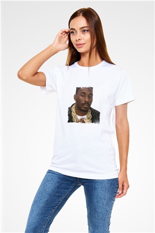 Big Daddy Kane Baskılı Unisex Beyaz Tişört