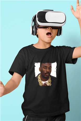 Big Daddy Kane Baskılı Unisex Siyah Çocuk Tişört