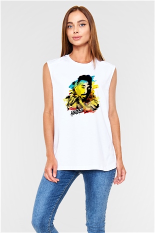 Big Daddy Kane Beyaz Unisex Kolsuz Tişört