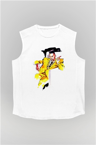Big Daddy Kane Beyaz Unisex Kolsuz Tişört
