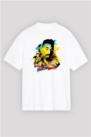 Big Daddy Kane Beyaz Unisex Oversize Tişört T-Shirt