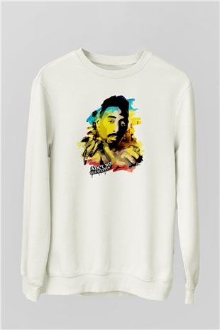 Big Daddy Kane Beyaz Unisex Sweatshirt
