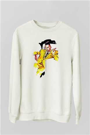 Big Daddy Kane Beyaz Unisex Sweatshirt