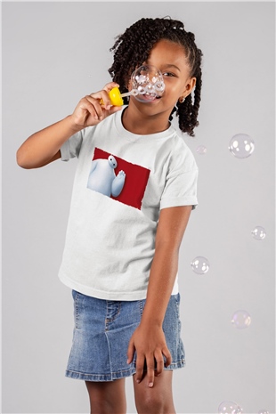 Big Hero Baskılı Beyaz Unisex Çocuk Tişört