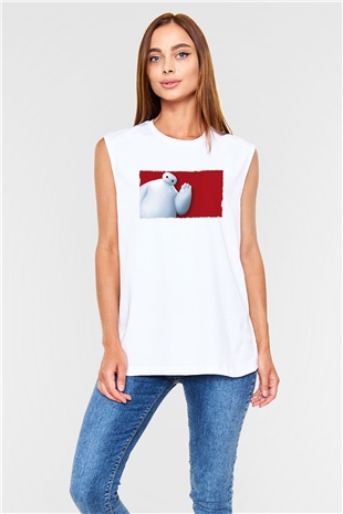 Big Hero Beyaz Unisex Kolsuz Tişört