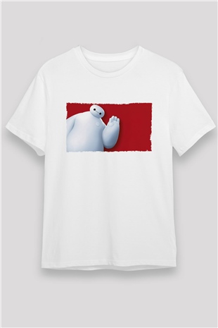 Big Hero Beyaz Unisex Tişört T-Shirt