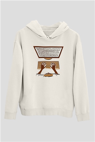 Bilgisayar programcısı Siyah Unisex Kapüşonlu Sweatshirt