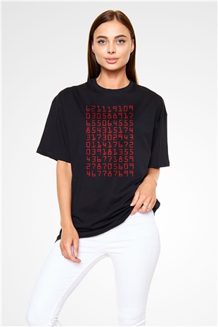 Bilgisayar programcısı Siyah Unisex Oversize Tişört T-Shirt