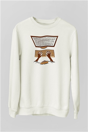 Bilgisayar programcısı Siyah Unisex Sweatshirt