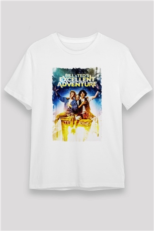 Bill and Teds Excellent Adventure Beyaz Unisex Tişört