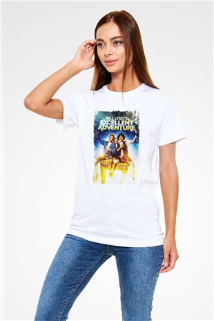 Bill and Teds Excellent Adventure Beyaz Unisex Tişört