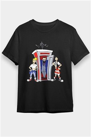 Bill and Teds Excellent Adventure Siyah Unisex Tişört