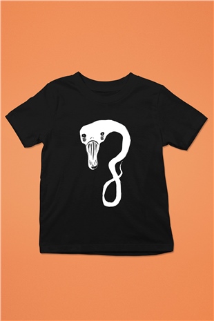 Billie Eilish Baskılı Unisex Siyah Çocuk Tişört - Tshirt