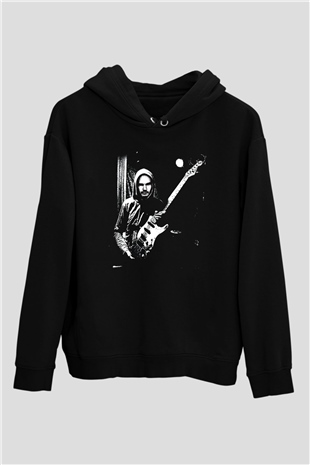 Billy Corgan Siyah Unisex Kapüşonlu Sweatshirt