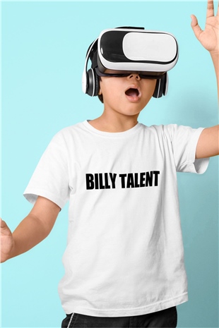 Billy Talent Baskılı Beyaz Unisex Çocuk Tişört