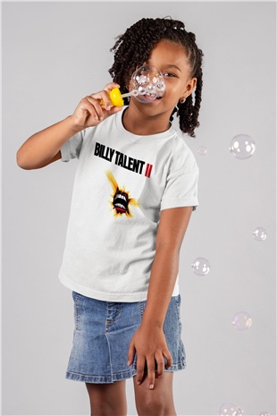Billy Talent Baskılı Beyaz Unisex Çocuk Tişört