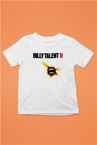 Billy Talent Baskılı Beyaz Unisex Çocuk Tişört