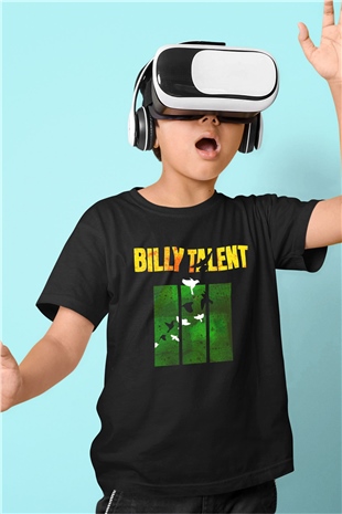 Billy Talent Baskılı Siyah Unisex Çocuk Tişört