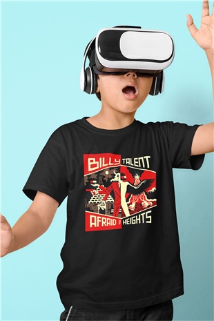 Billy Talent Baskılı Siyah Unisex Çocuk Tişört