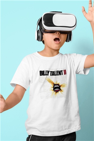 Billy Talent Baskılı Unisex Beyaz Çocuk Tişört