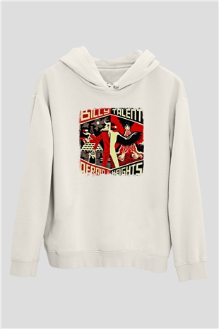Billy Talent Baskılı Unisex Beyaz Hoodie