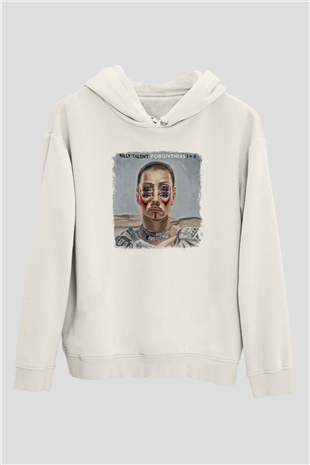 Billy Talent Baskılı Unisex Beyaz Hoodie