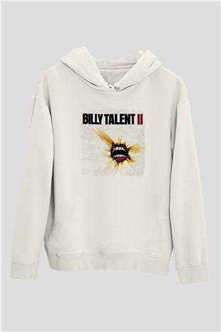 Billy Talent Baskılı Unisex Beyaz Hoodie