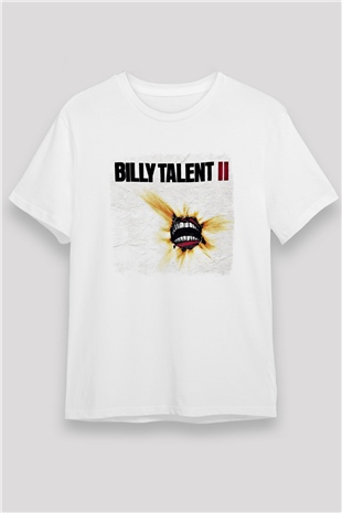 Billy Talent Baskılı Unisex Beyaz Tişört