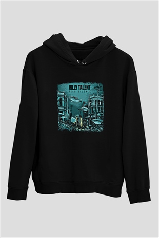 Billy Talent Baskılı Unisex Siyah Hoodie