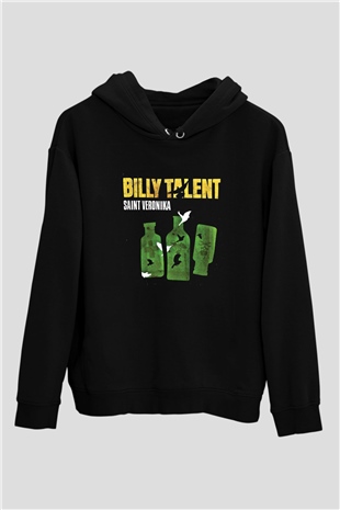 Billy Talent Baskılı Unisex Siyah Hoodie