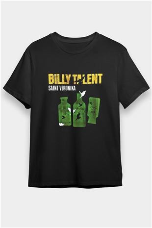 Billy Talent Baskılı Unisex Siyah Tişört